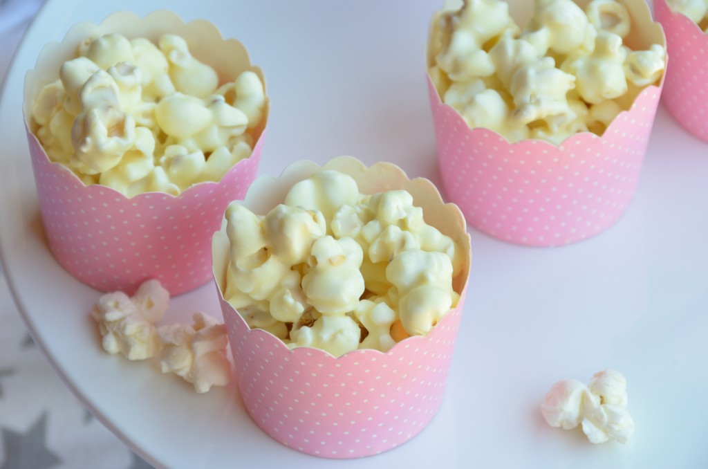 Super simple White Chocolate Popcorn | Kids Eat by Shanai